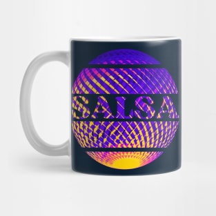 Salsa colorful discoball Mug